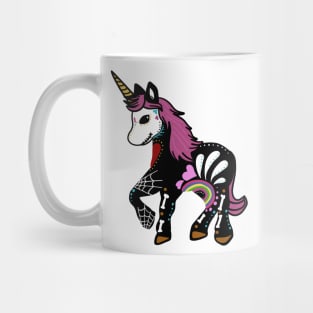 Unicorn Sugar Skull Day of the Dead Mug